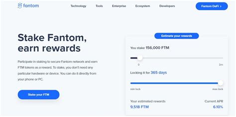 fantom staking rewards calculator.